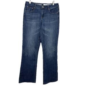 DKNY SOHO Bootcut Jeans women's 6 Blue Denim Low Rise